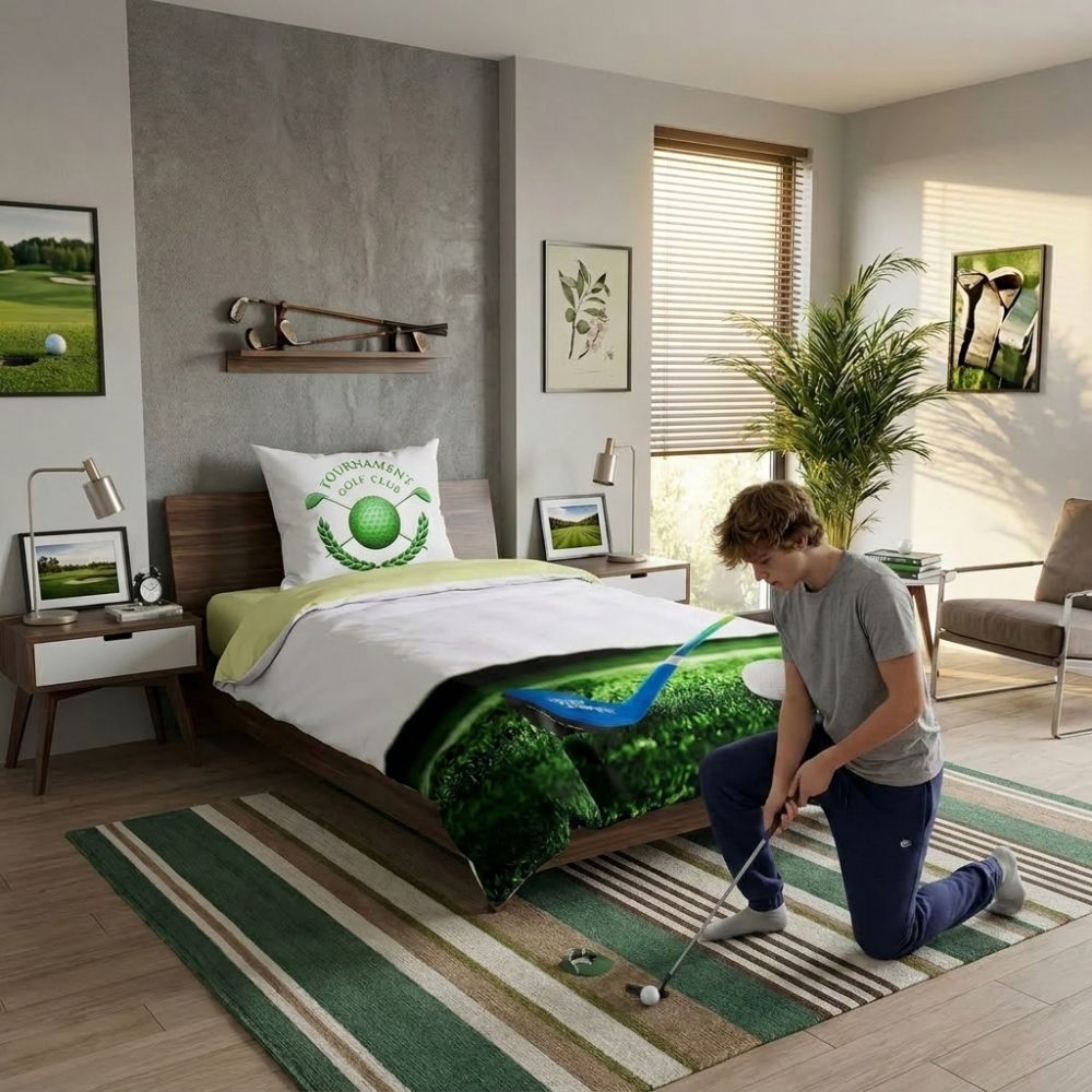 3D povlečení Golf, 1x 140/200, 1x 70/90cm