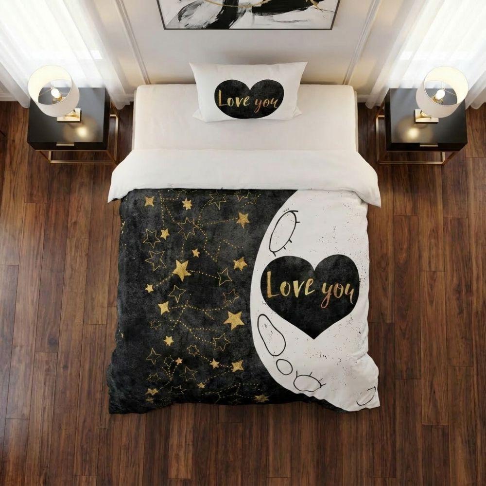 3D povlečení Love, 1x 140/200, 1x 70/90cm