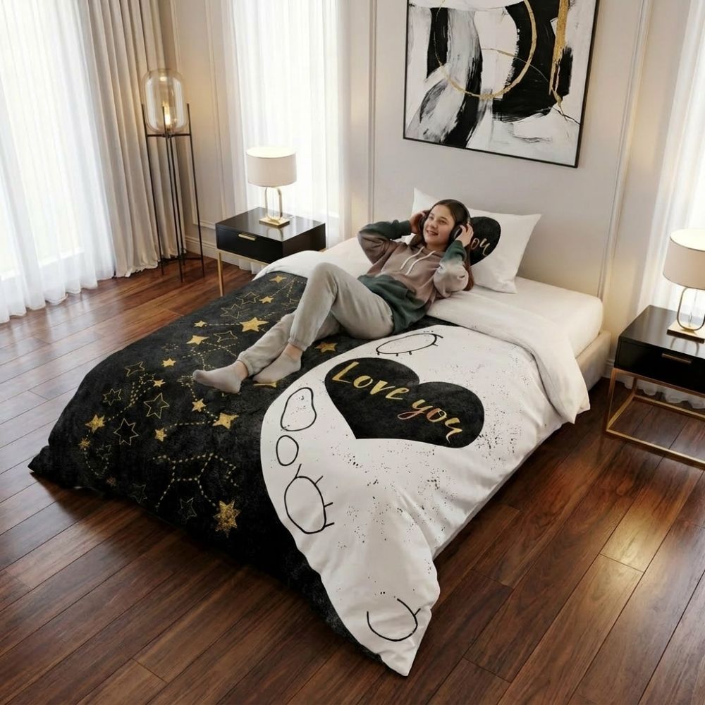 3D povlečení Love, 1x 140/200, 1x 70/90cm