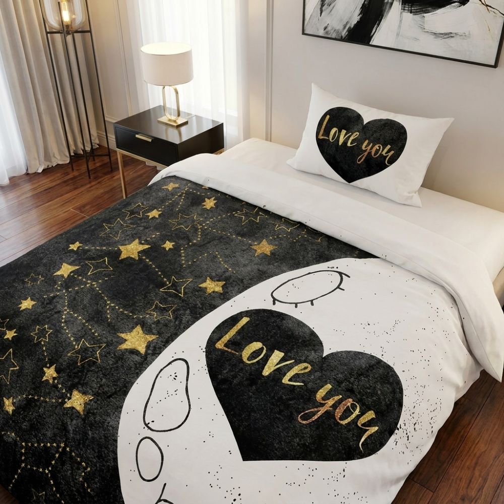 3D povlečení Love, 1x 140/200, 1x 70/90cm