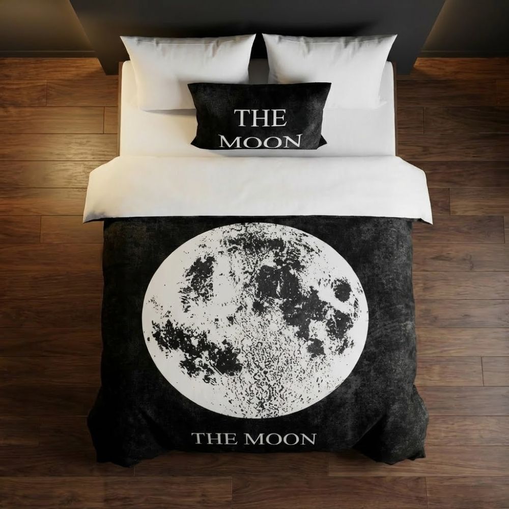 3D povlečení Moon, 1x 140/200, 1x 70/90cm