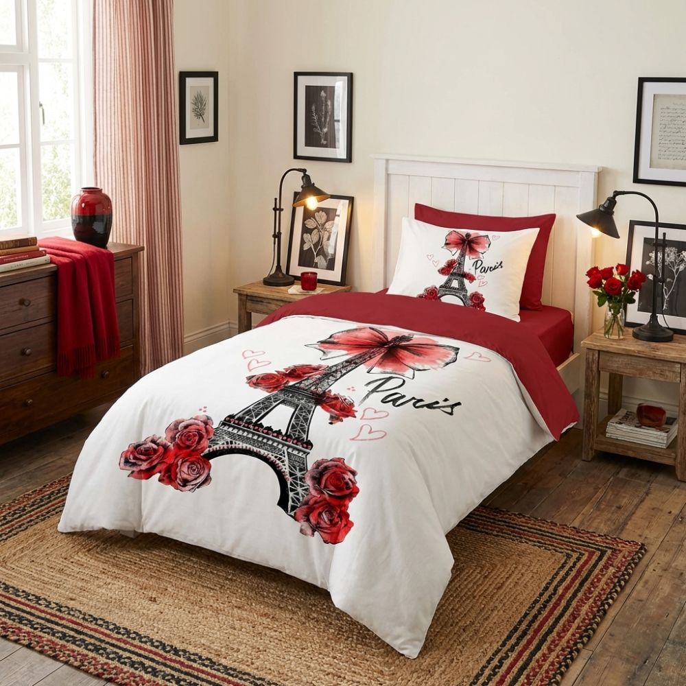 3D povlečení Paris, 1x 140/200, 1x 70/90cm