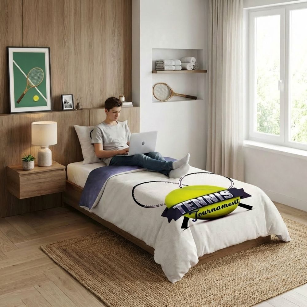 3D povlečení Tenis, 1x 140/200, 1x 70/90cm