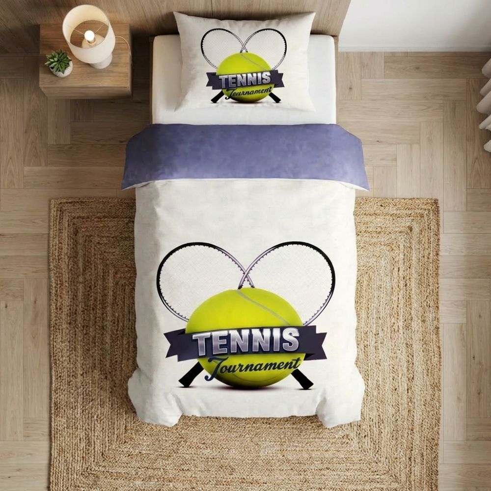 3D povlečení Tenis, 1x 140/200, 1x 70/90cm