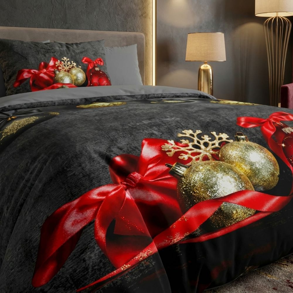 3D povlečení Vánoční koule, 1x 140/200, 1x 70/90cm