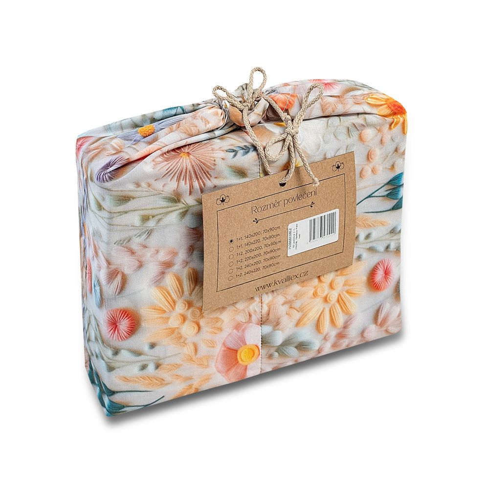 5D povlečení Polní kvítí, 1x 200/200, 2x 70/90cm