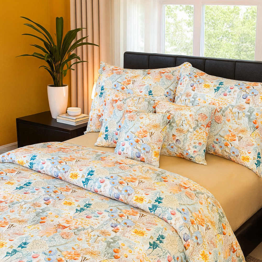 5D povlečení Polní kvítí, 1x 200/200, 2x 70/90cm