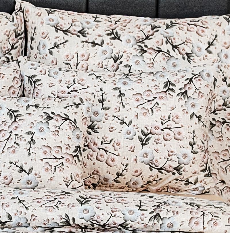 5D povlečení Třešňový květ, 1x 140/220, 1x 70/90cm