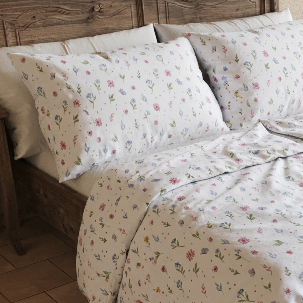 Bavlněné povlečení Letní louka, 1x 240/200, 2x 70/90cm