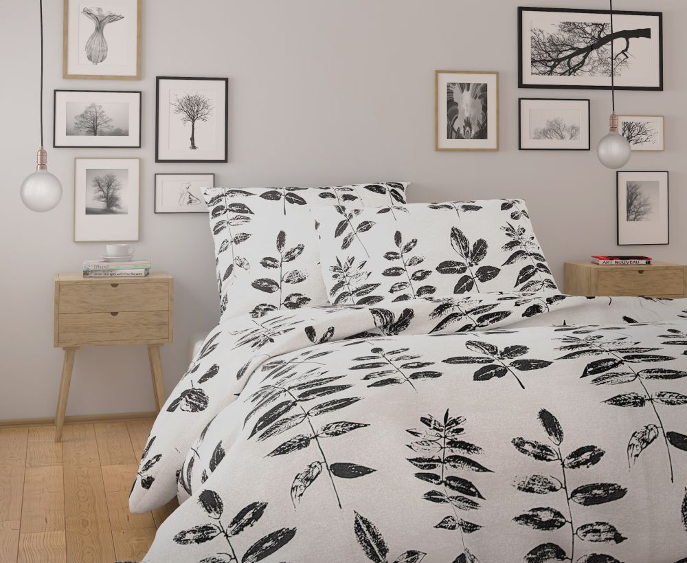 Bavlněné povlečení NORDIC COLLECTION TYRA, 1x 220/200, 2x 70/90cm