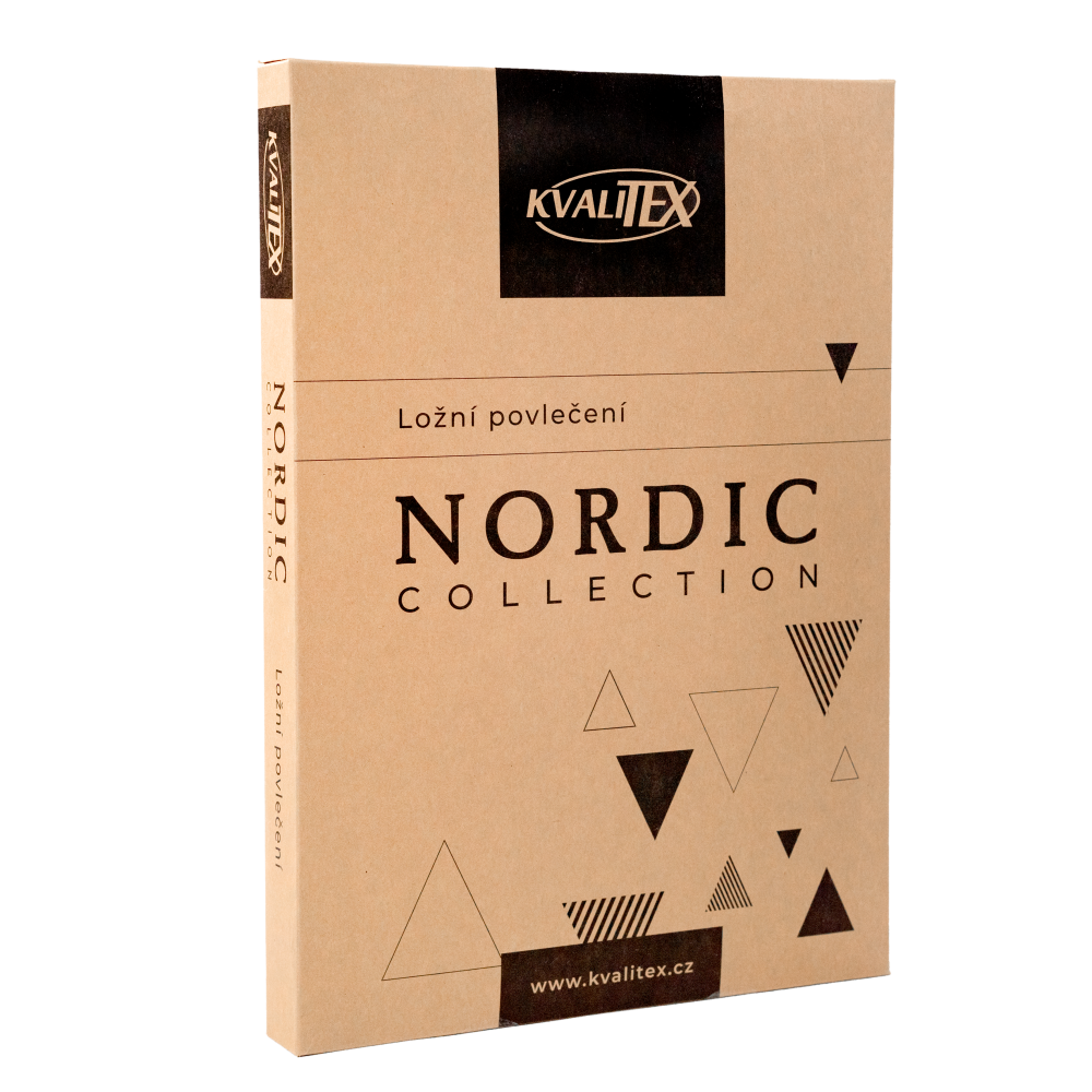 Bavlněné povlečení NORDIC COLLECTION YVES modré, 1x 220/200, 2x 70/90cm