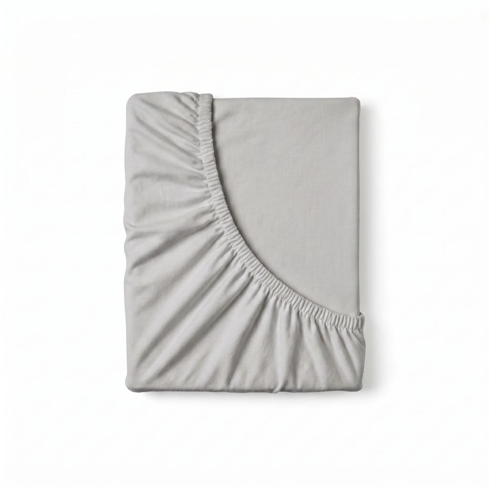 Kvalitex Jersey dětské prostěradlo světle šedé 60x120cm