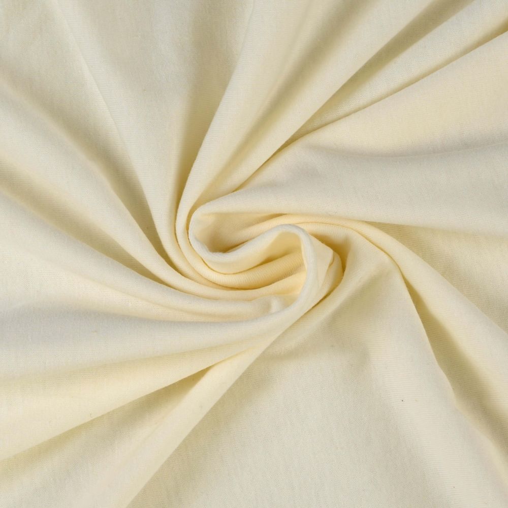 Jersey prostěradlo smetanové, 180x200cm
