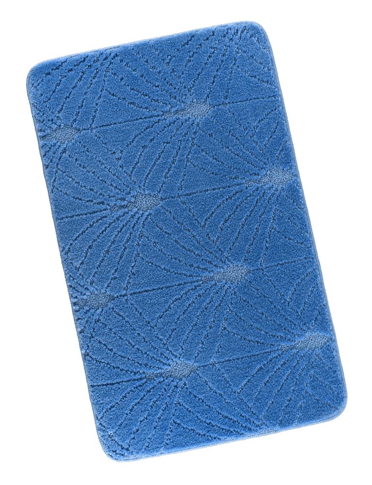 Koupelnová předložka 60x100cm chrpa tmavě modrá