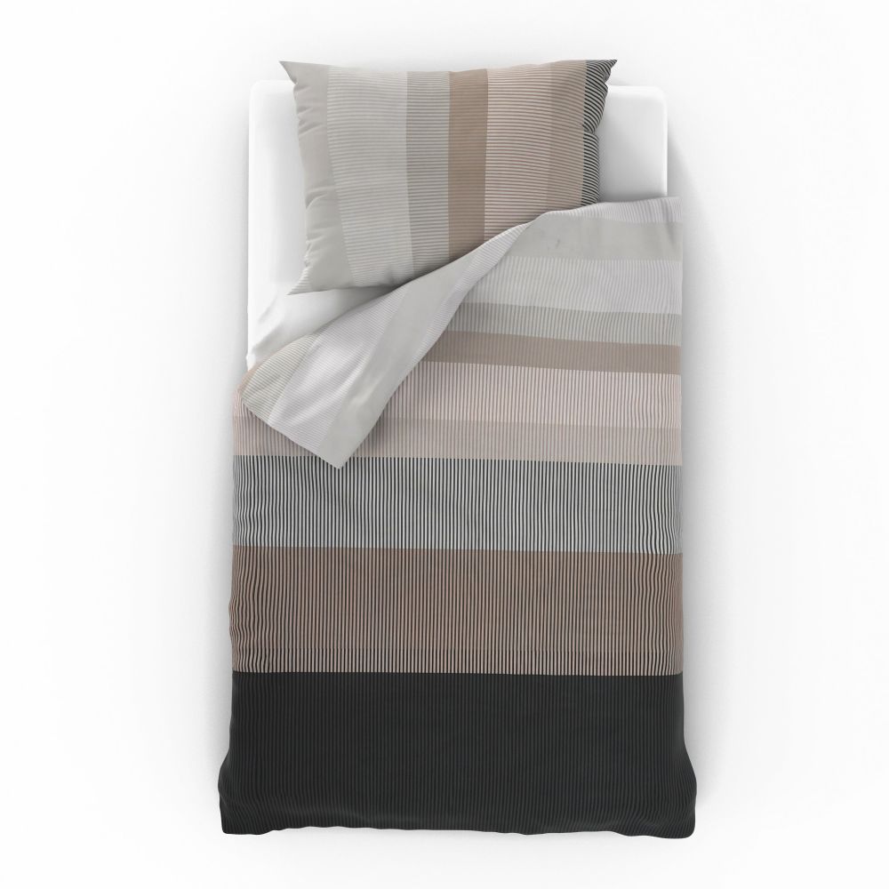 Bavlněné povlečení DELUX NEPTUNE hnědé, 1x 200/200, 2x 70/90cm