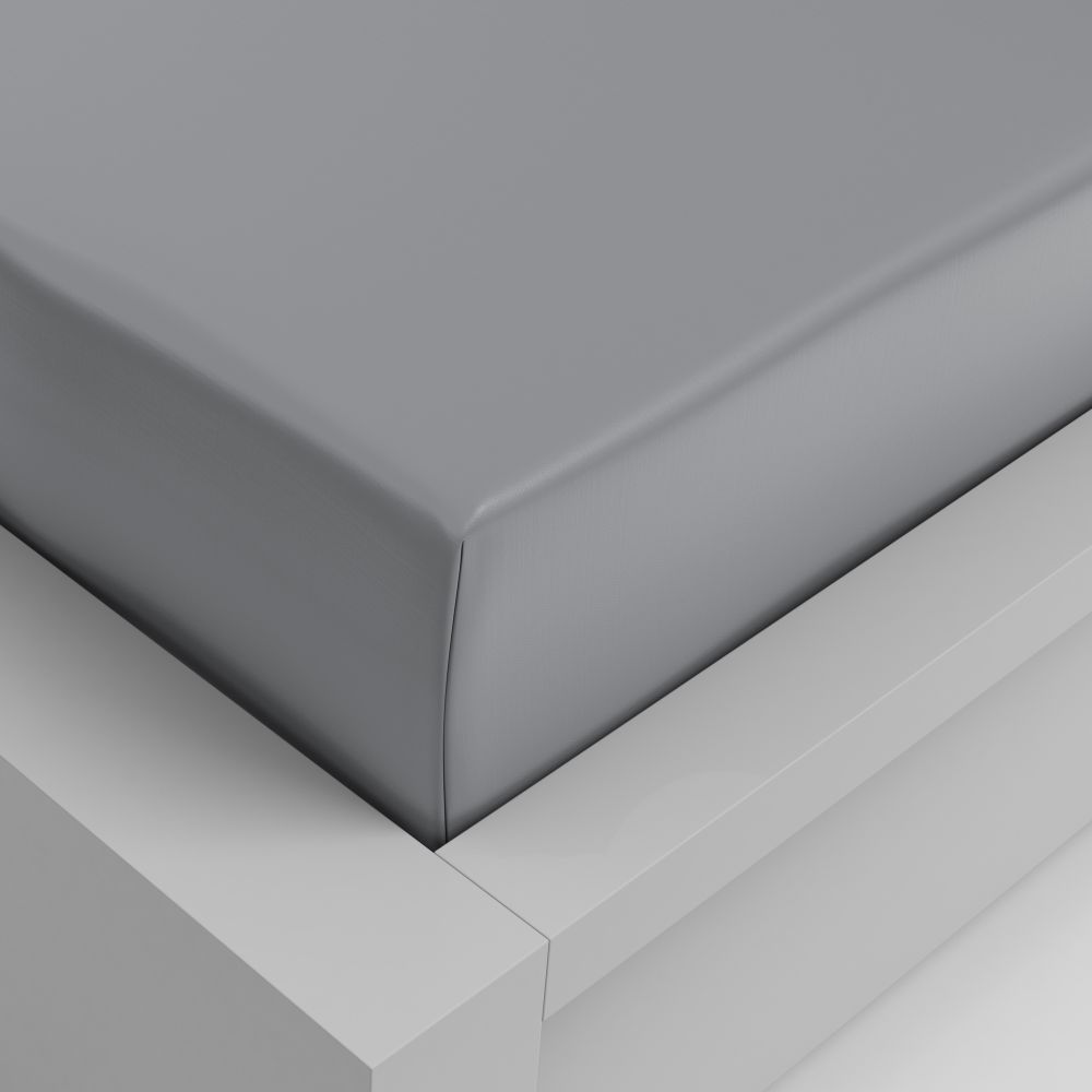 Kvalitex Napínací prostěradlo viskóza 100x200 +25cm světle šedé 2