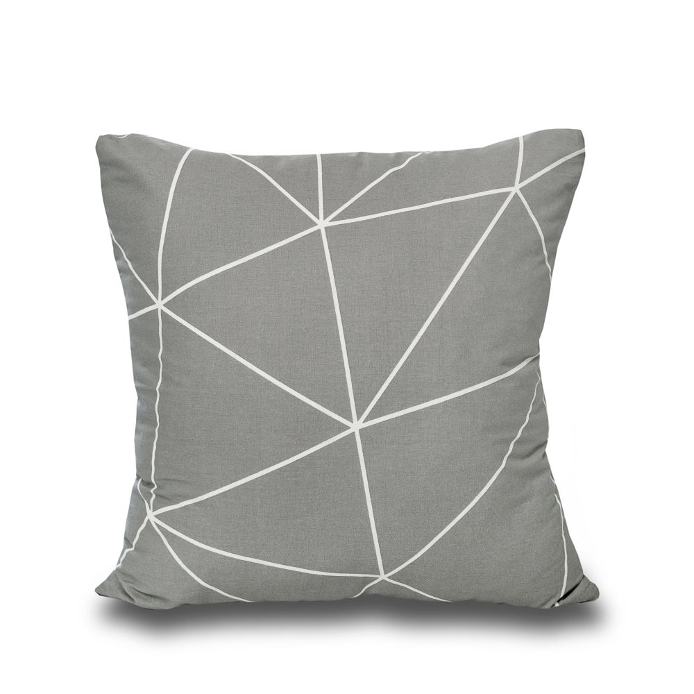 Povlak na polštář bavlna NORDIC COLLECTION GRID šedé, 45x60cm