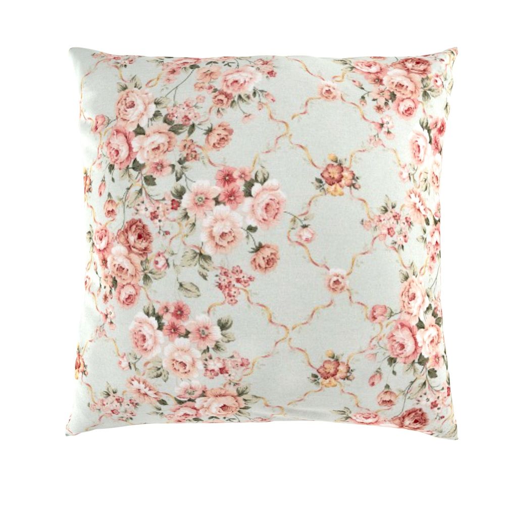 Povlak na polštář hladká bavlna PROVENCE ROSÁLIE zelená, 40x40cm