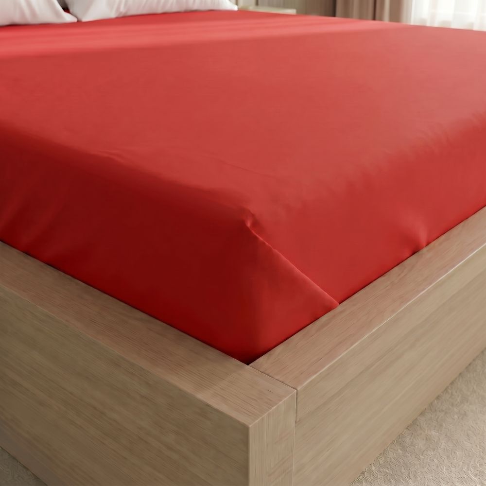 Prostěradlo plachta bavlněné červené, 150x230cm