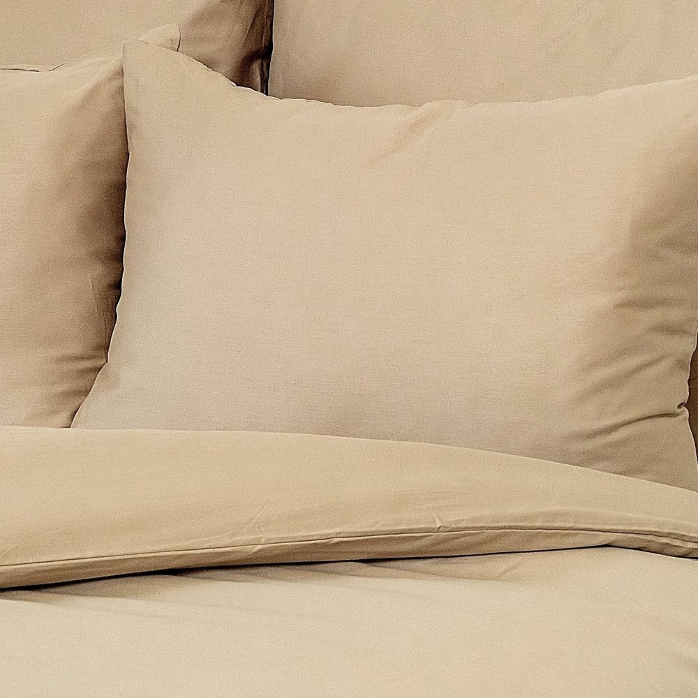 Saténové povlečení LUXURY COLLECTION béžové, 1x 200/200, 2x 70/90cm