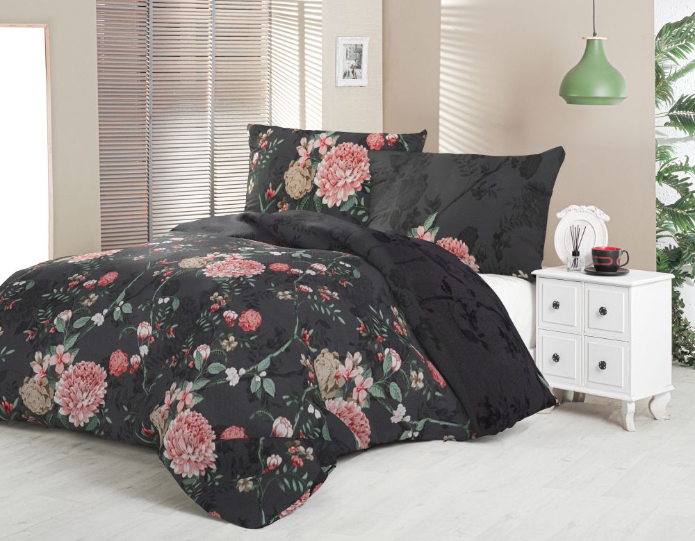 Saténové povlečení LUXURY COLLECTION ALISA, 1x 240/200, 2x 70/90cm