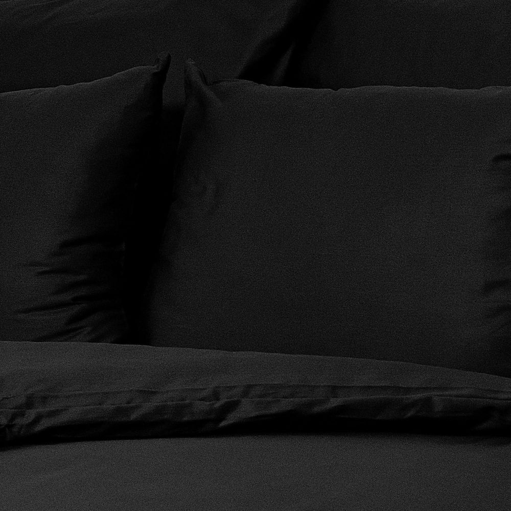 Saténové povlečení LUXURY COLLECTION černé, 1x 140/200, 1x 70/90cm