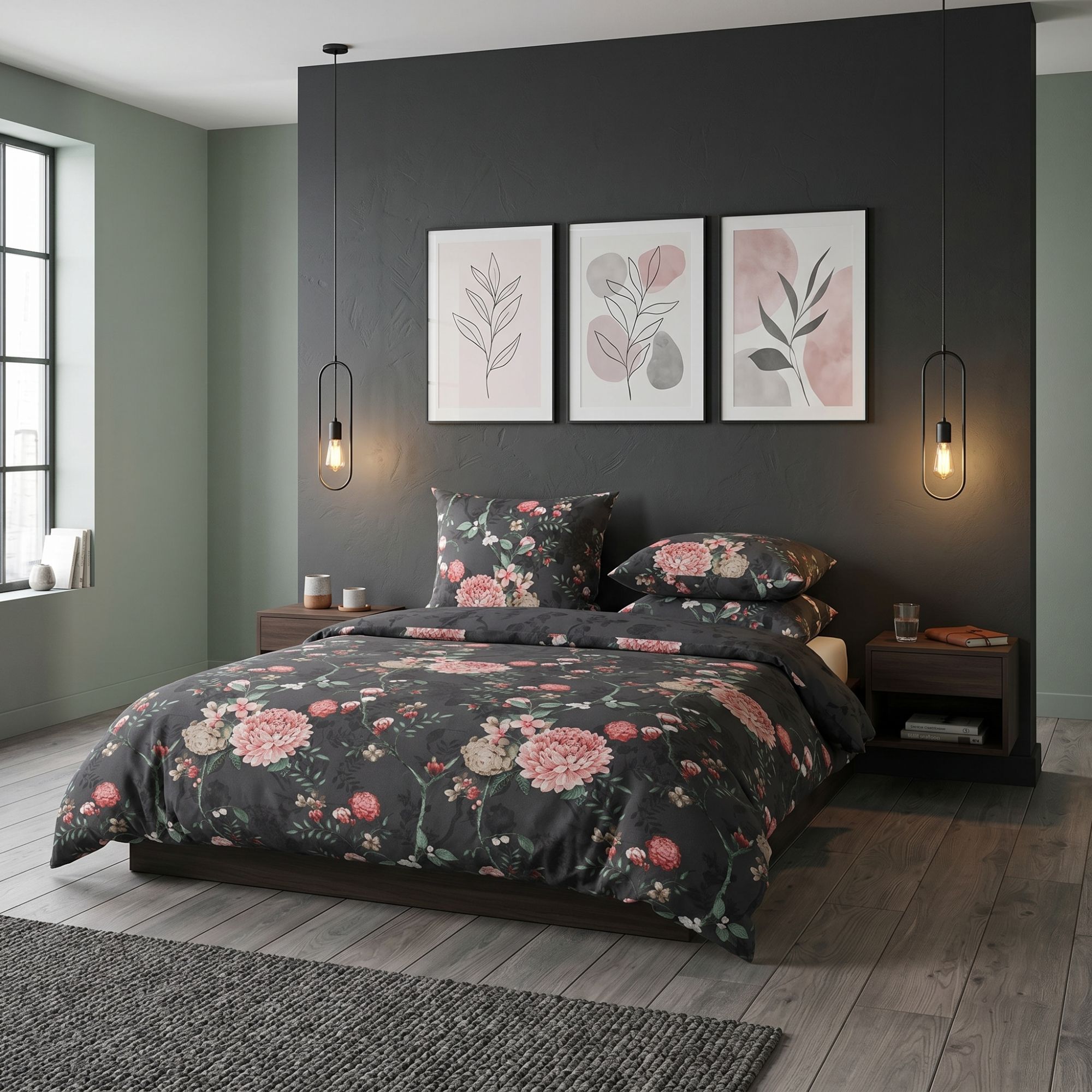 Saténové povlečení LUXURY COLLECTION ALISA, 1x 240/200, 2x 70/90cm