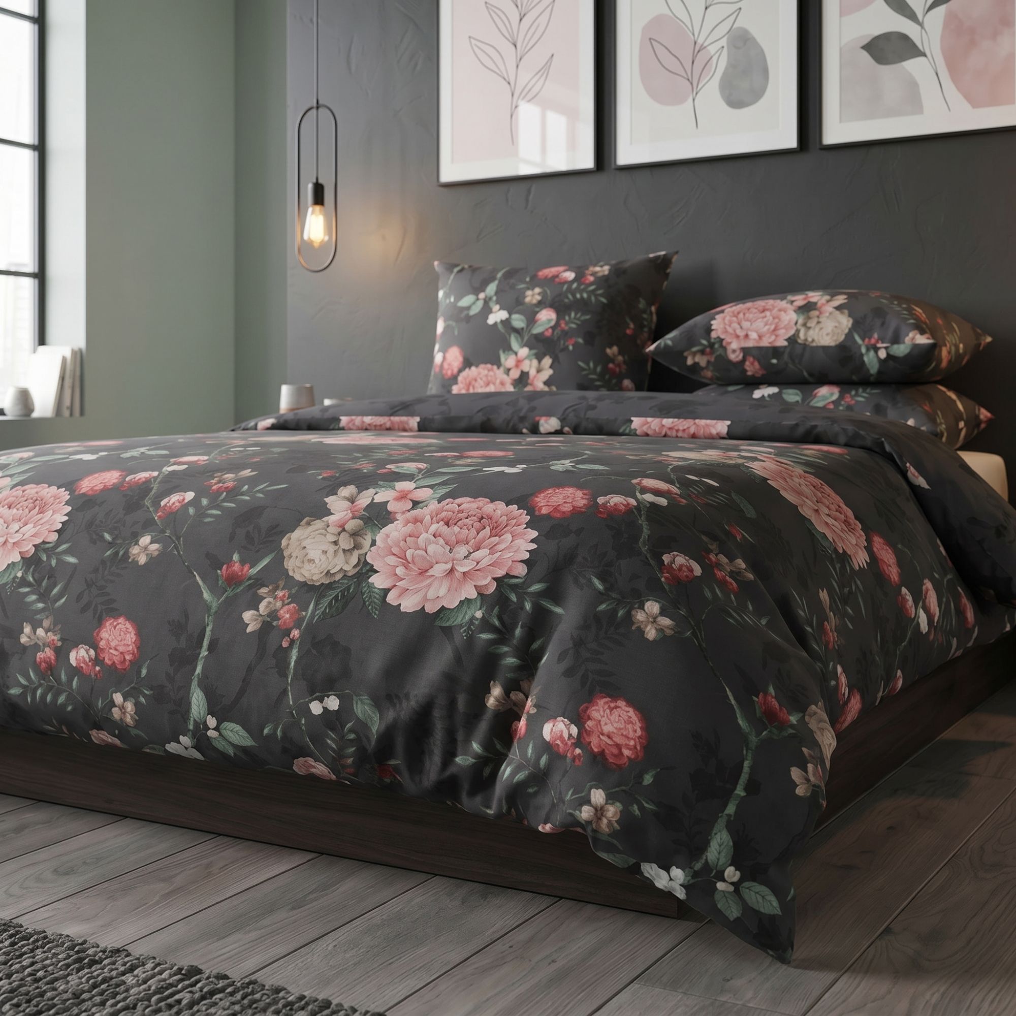 Saténové povlečení LUXURY COLLECTION ALISA, 1x 240/200, 2x 70/90cm